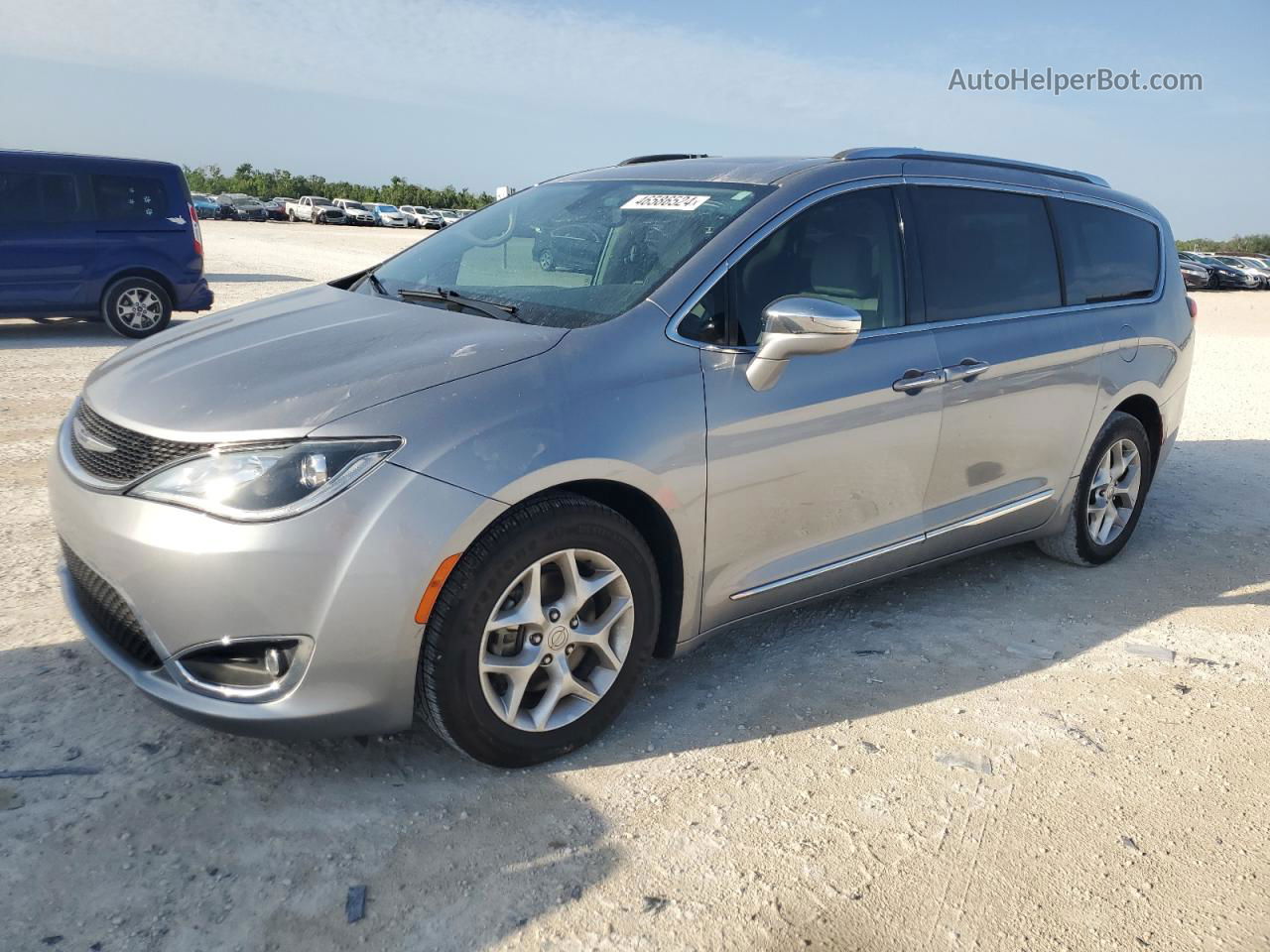 2020 Chrysler Pacifica Limited Серебряный vin: 2C4RC1GG5LR166550