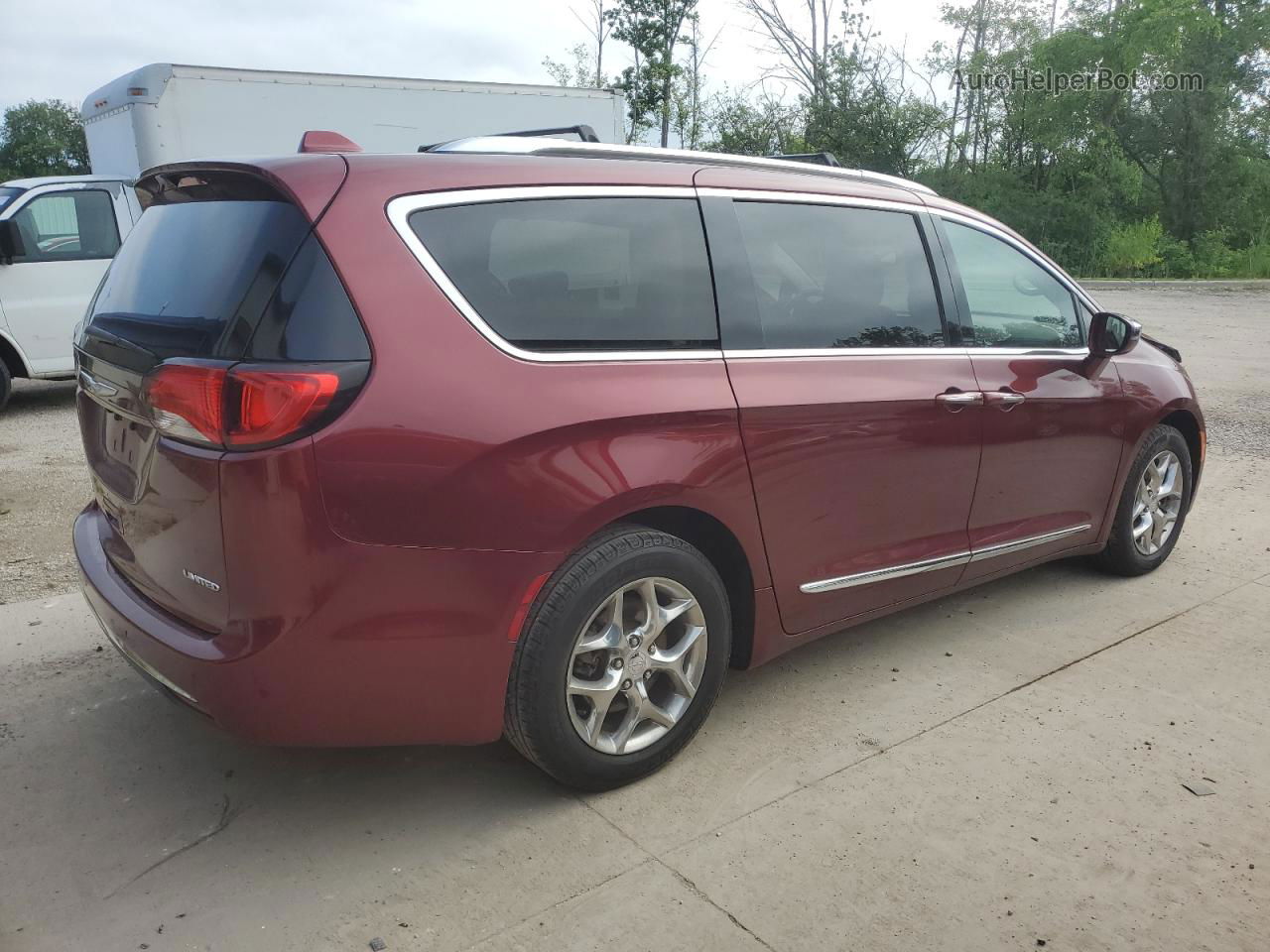 2017 Chrysler Pacifica Limited Burgundy vin: 2C4RC1GG6HR519062