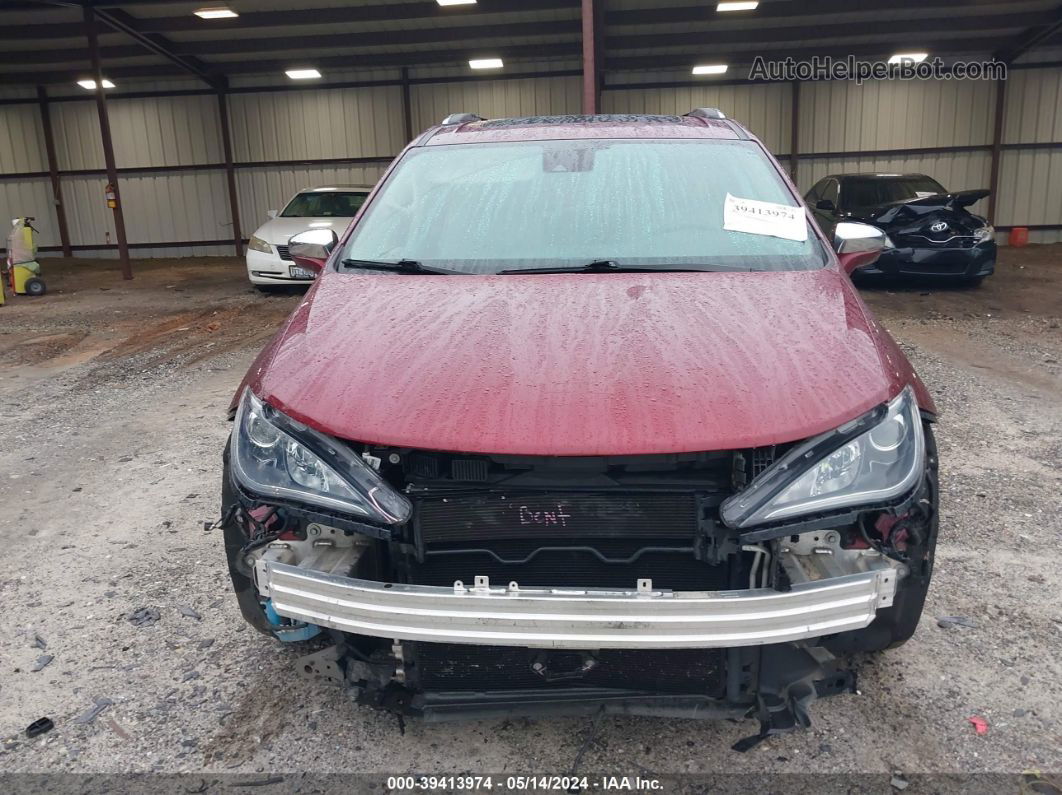 2017 Chrysler Pacifica Limited Maroon vin: 2C4RC1GG6HR595543