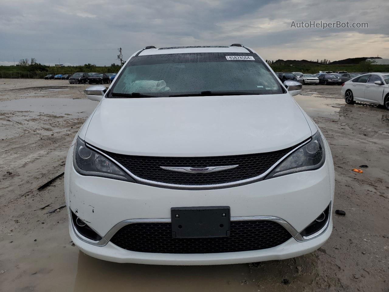 2020 Chrysler Pacifica Limited White vin: 2C4RC1GG6LR199248