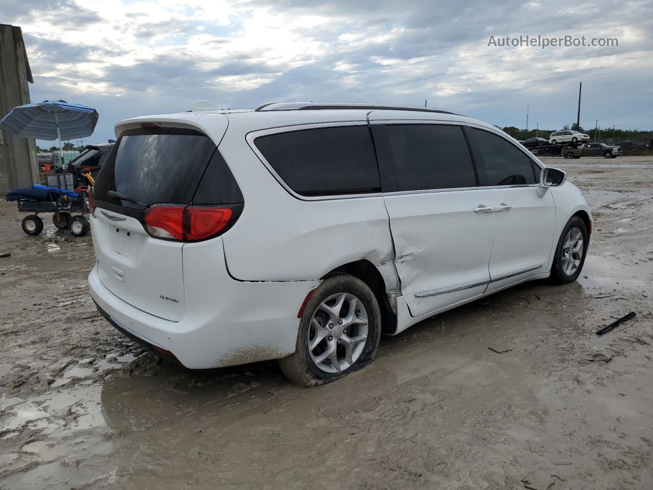 2020 Chrysler Pacifica Limited Белый vin: 2C4RC1GG6LR199248