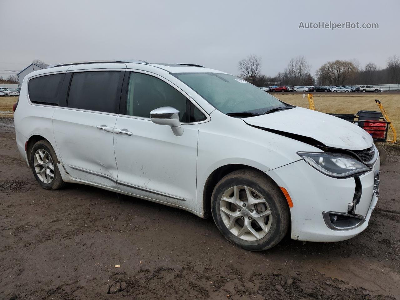 2020 Chrysler Pacifica Limited White vin: 2C4RC1GG6LR272019