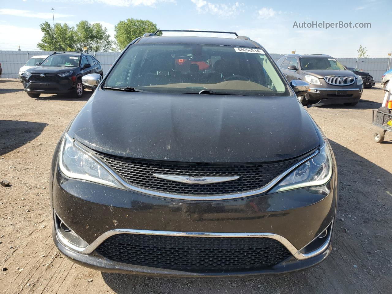 2017 Chrysler Pacifica Limited Черный vin: 2C4RC1GG7HR504134