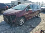 2017 Chrysler Pacifica Limited Maroon vin: 2C4RC1GG7HR528871