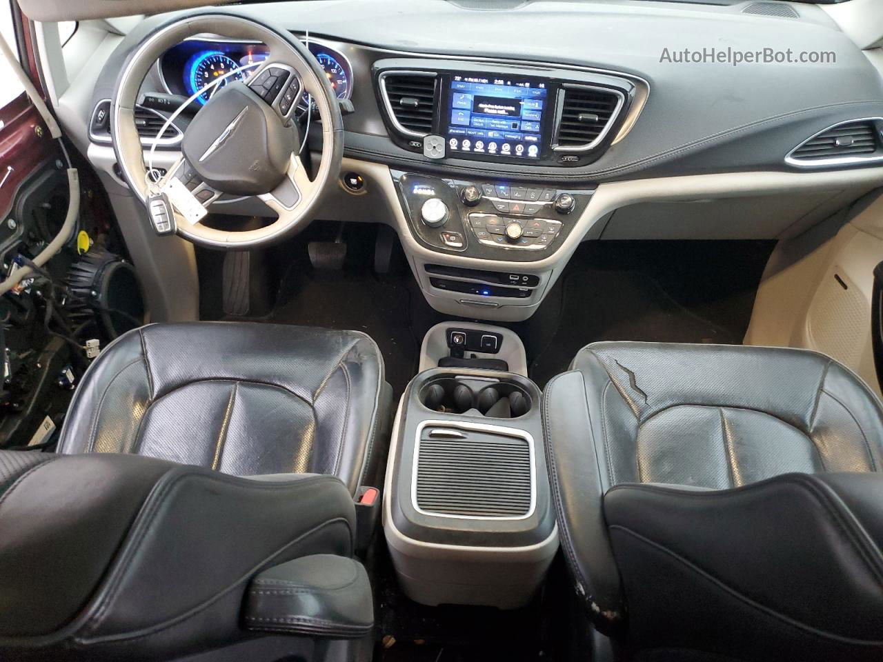 2017 Chrysler Pacifica Limited Бордовый vin: 2C4RC1GG7HR804059