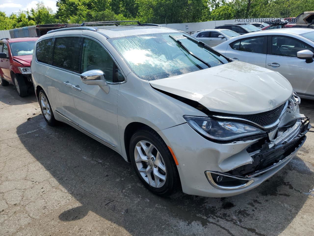 2020 Chrysler Pacifica Limited White vin: 2C4RC1GG7LR281280