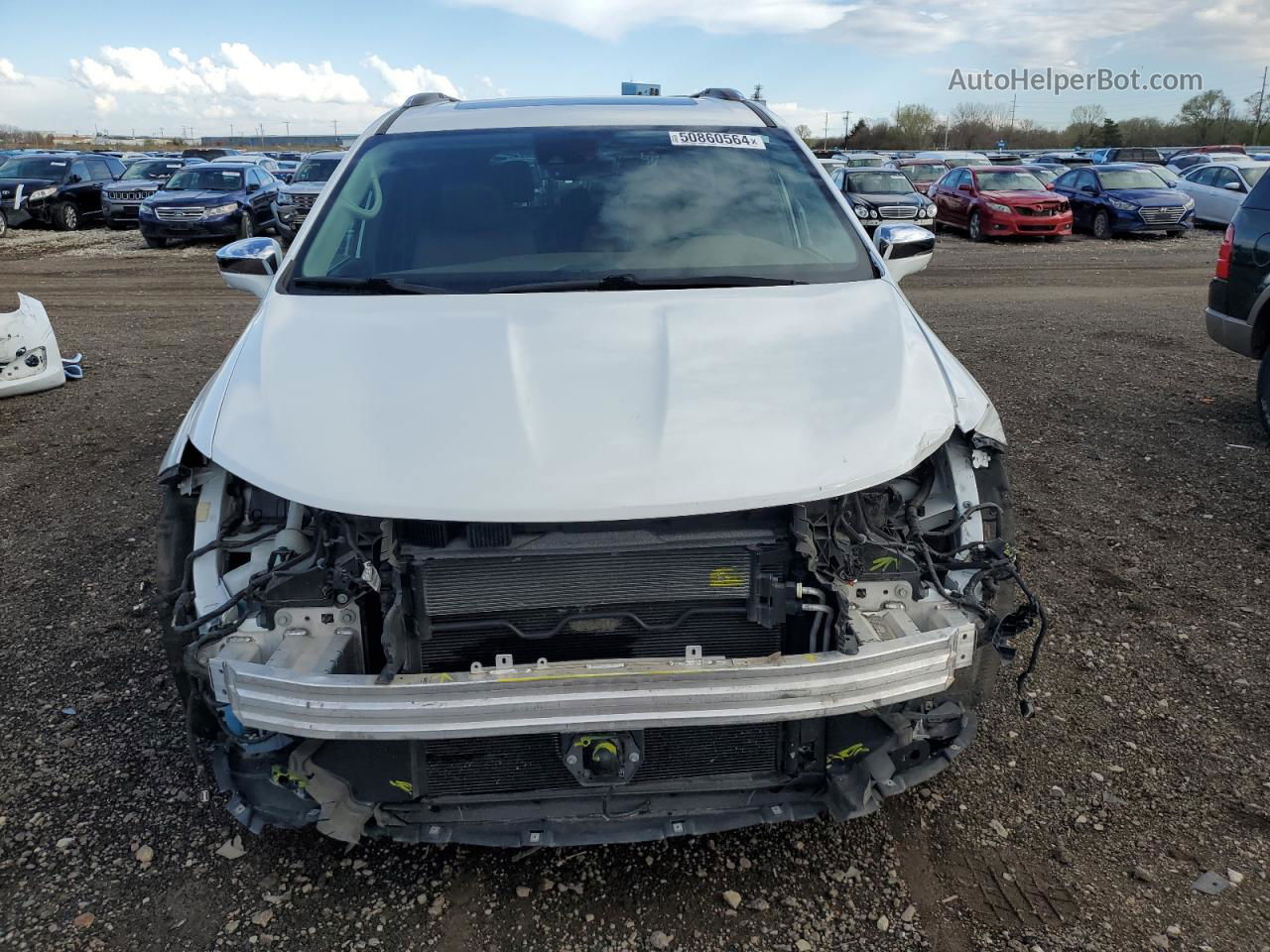 2017 Chrysler Pacifica Limited White vin: 2C4RC1GG8HR635833