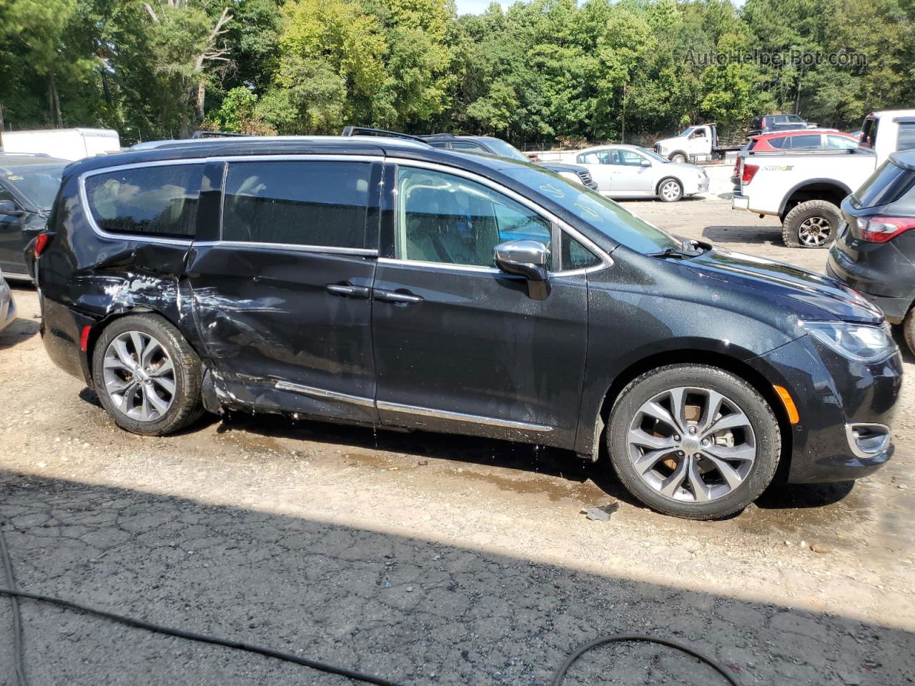 2017 Chrysler Pacifica Limited Black vin: 2C4RC1GG8HR835899