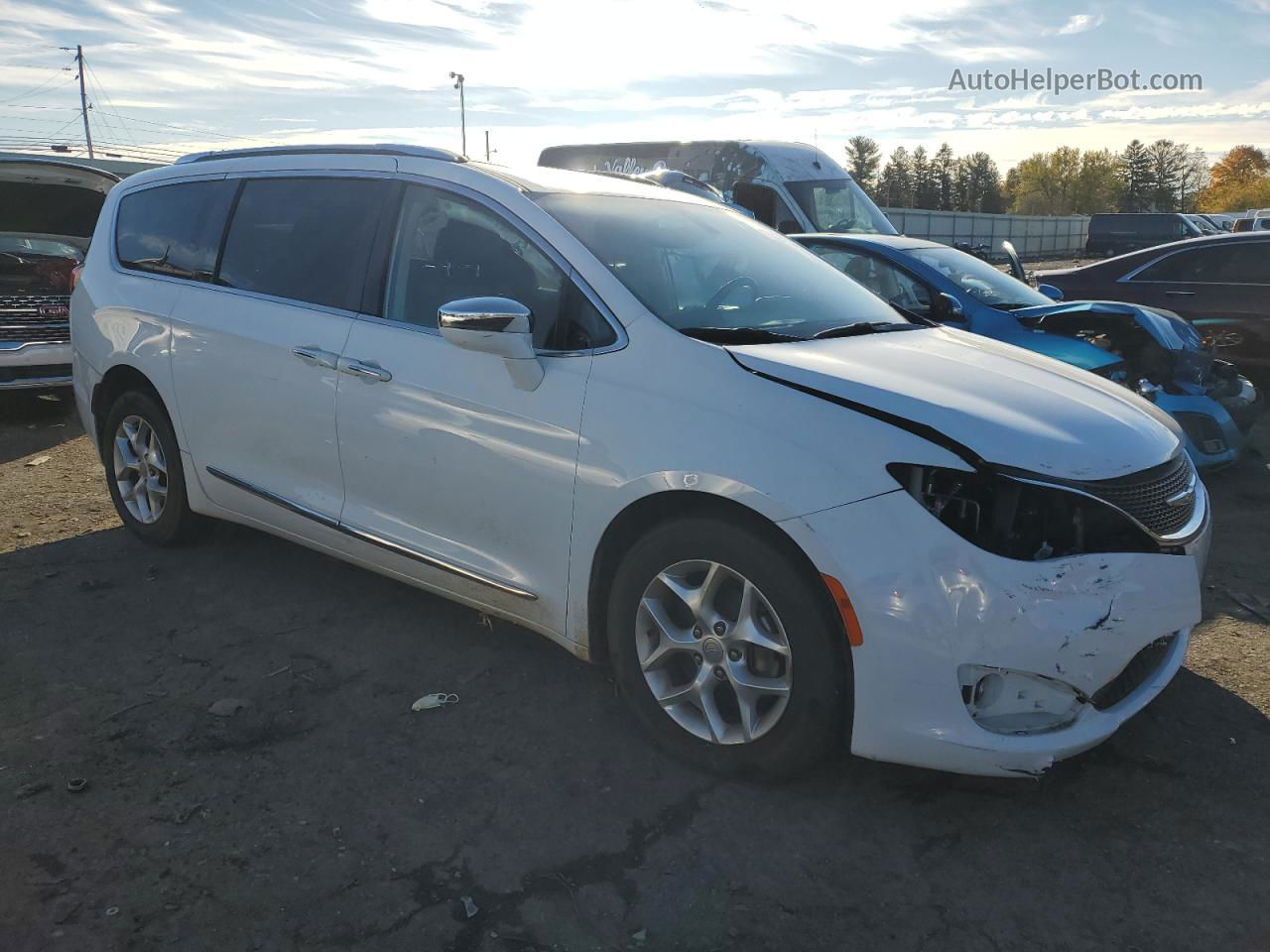 2020 Chrysler Pacifica Limited Белый vin: 2C4RC1GG8LR109839