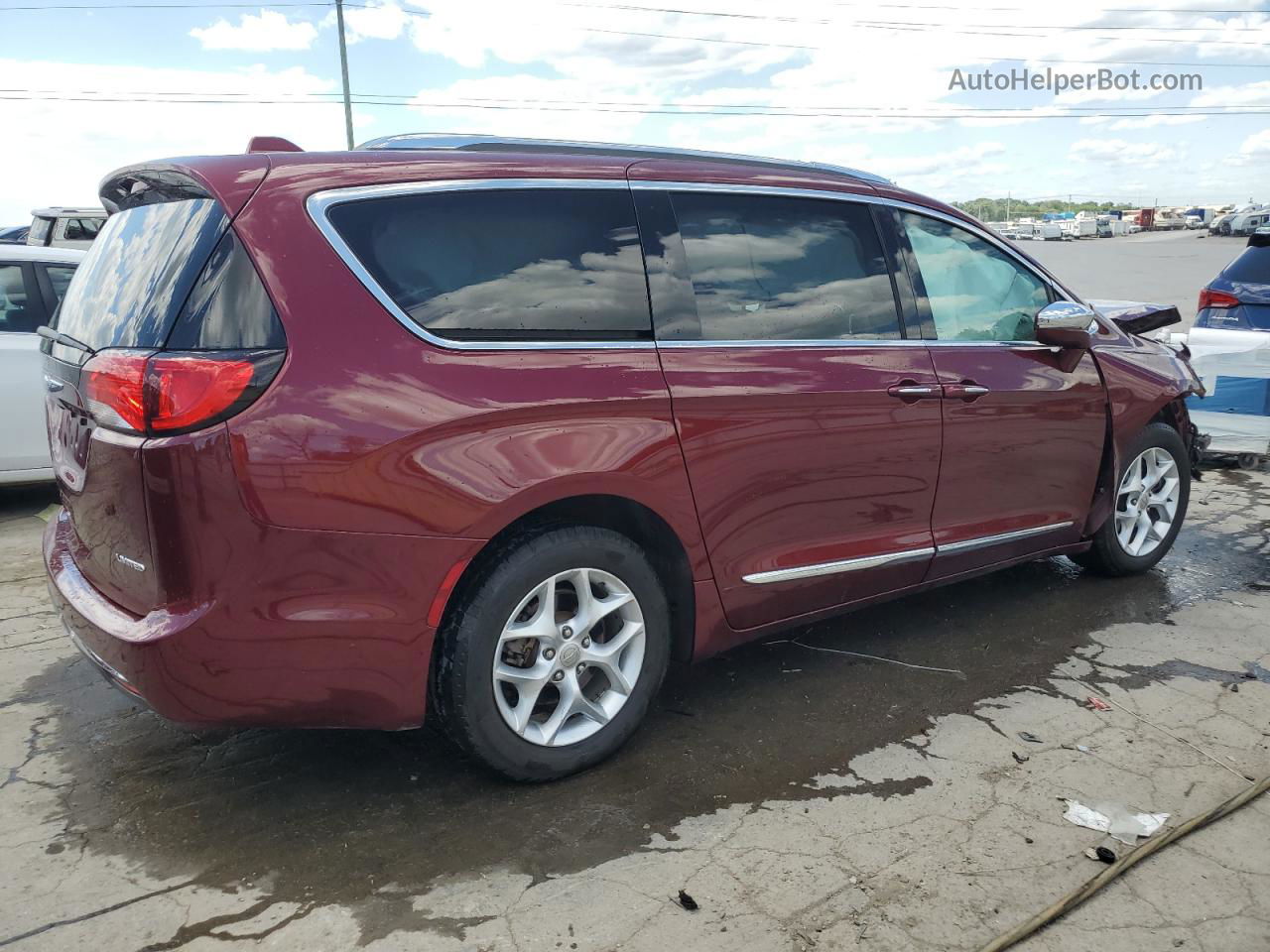 2020 Chrysler Pacifica Limited Бордовый vin: 2C4RC1GG8LR112546