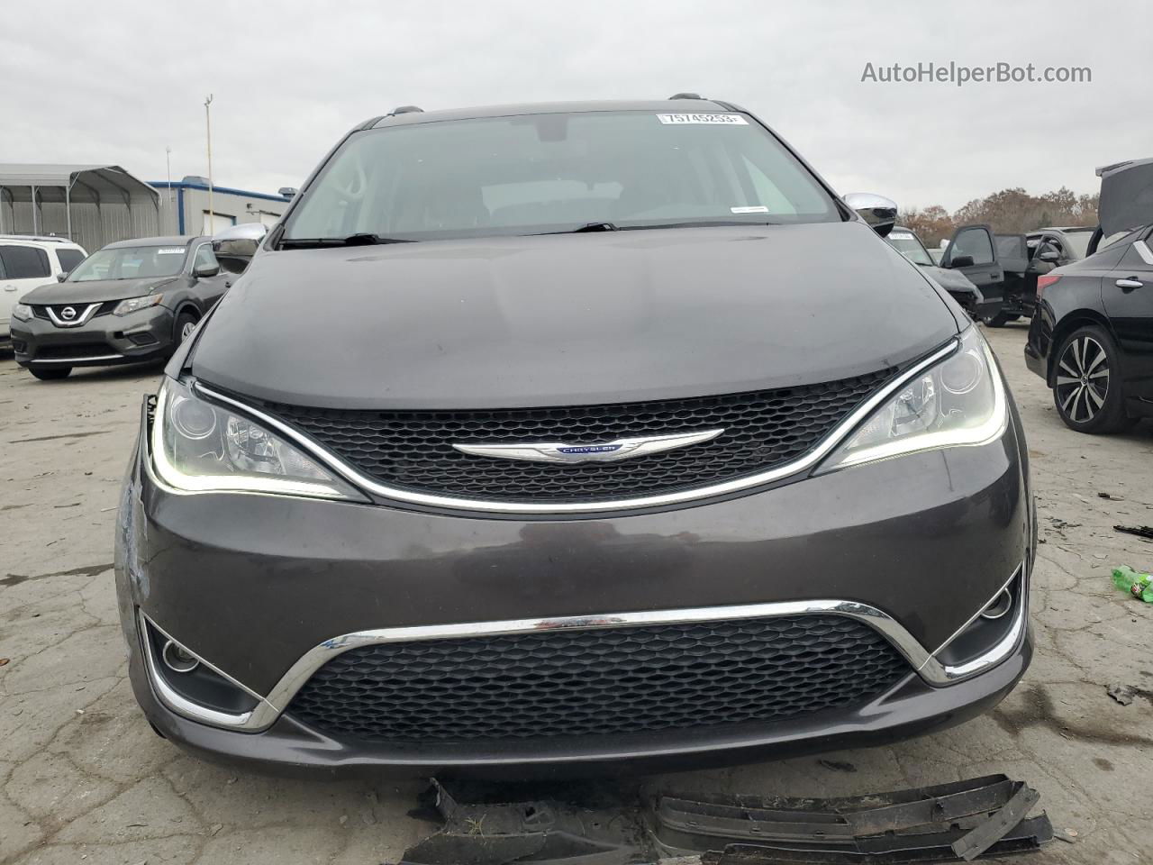 2020 Chrysler Pacifica Limited Gray vin: 2C4RC1GG8LR118248