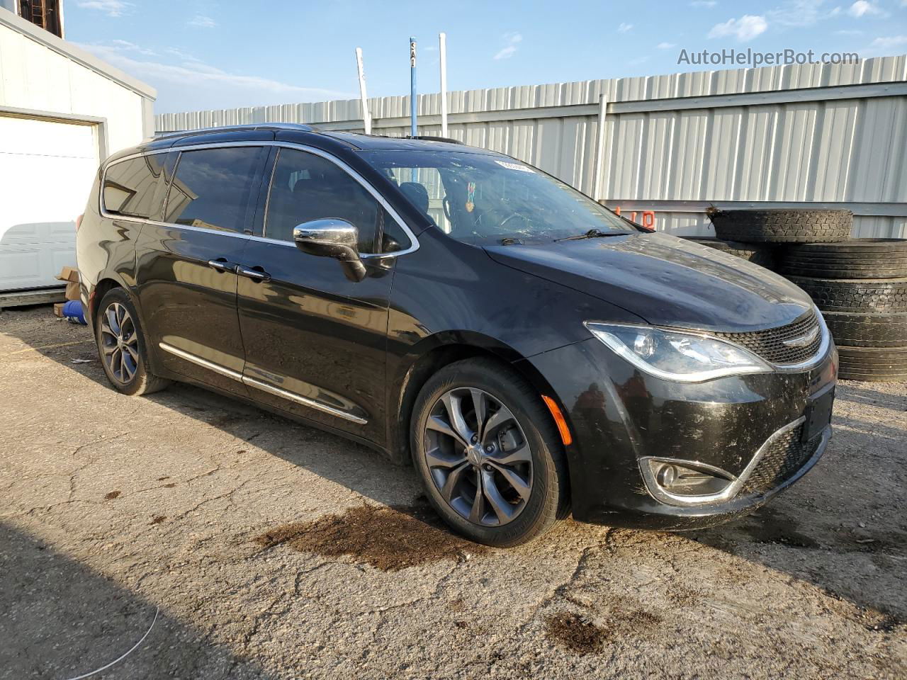 2017 Chrysler Pacifica Limited Black vin: 2C4RC1GG9HR744429