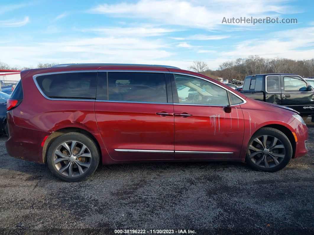 2017 Chrysler Pacifica Limited Red vin: 2C4RC1GG9HR821106