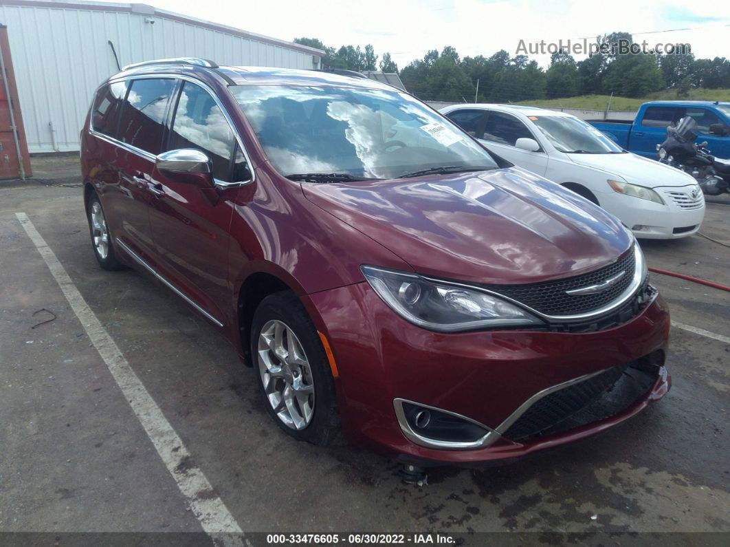 2017 Chrysler Pacifica Limited Burgundy vin: 2C4RC1GGXHR528508