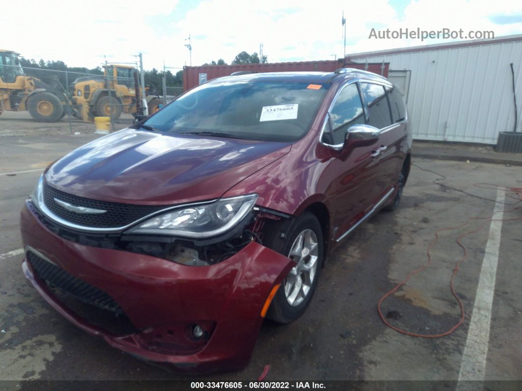 2017 Chrysler Pacifica Limited Burgundy vin: 2C4RC1GGXHR528508