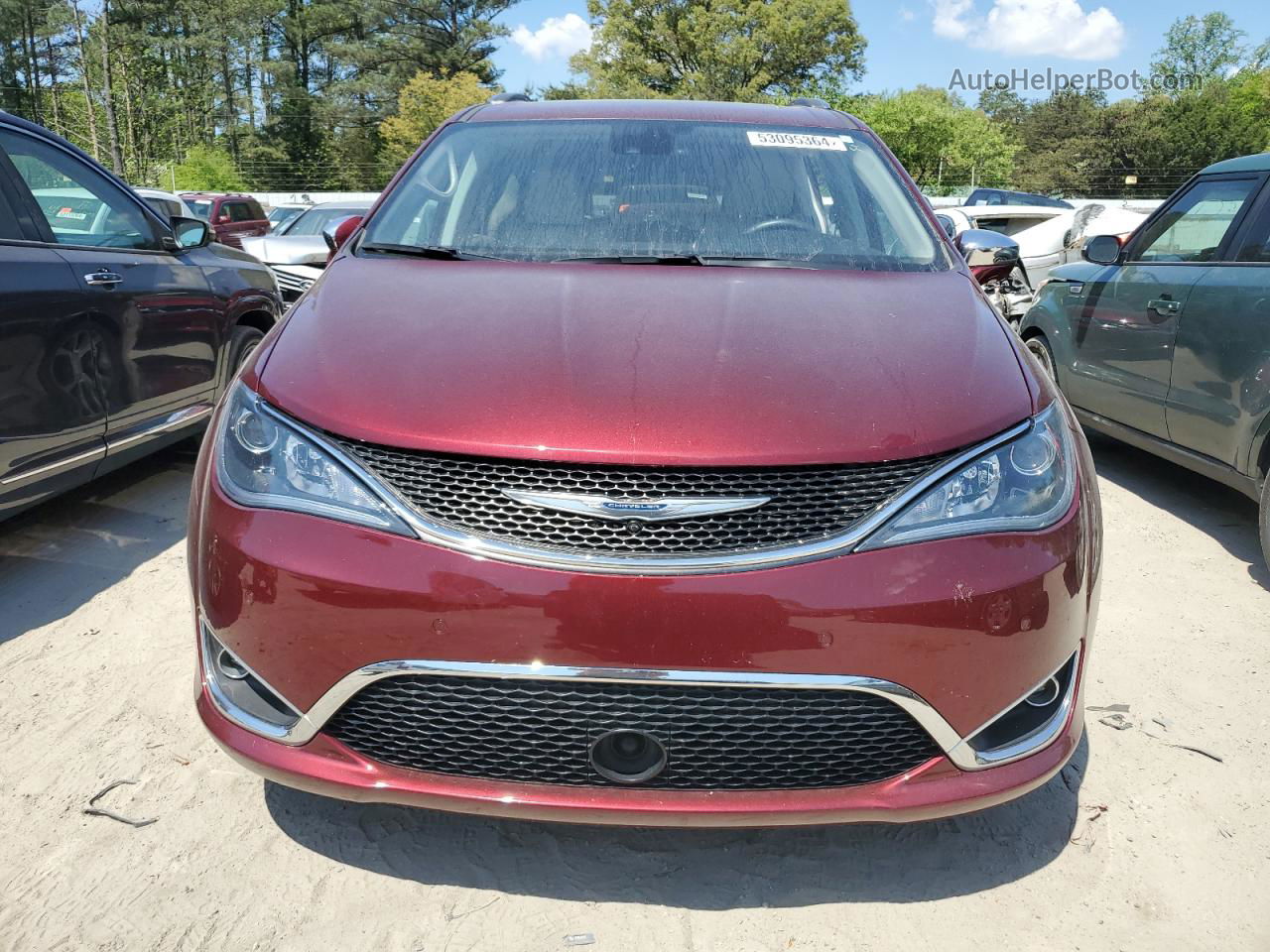 2017 Chrysler Pacifica Limited Красный vin: 2C4RC1GGXHR633310