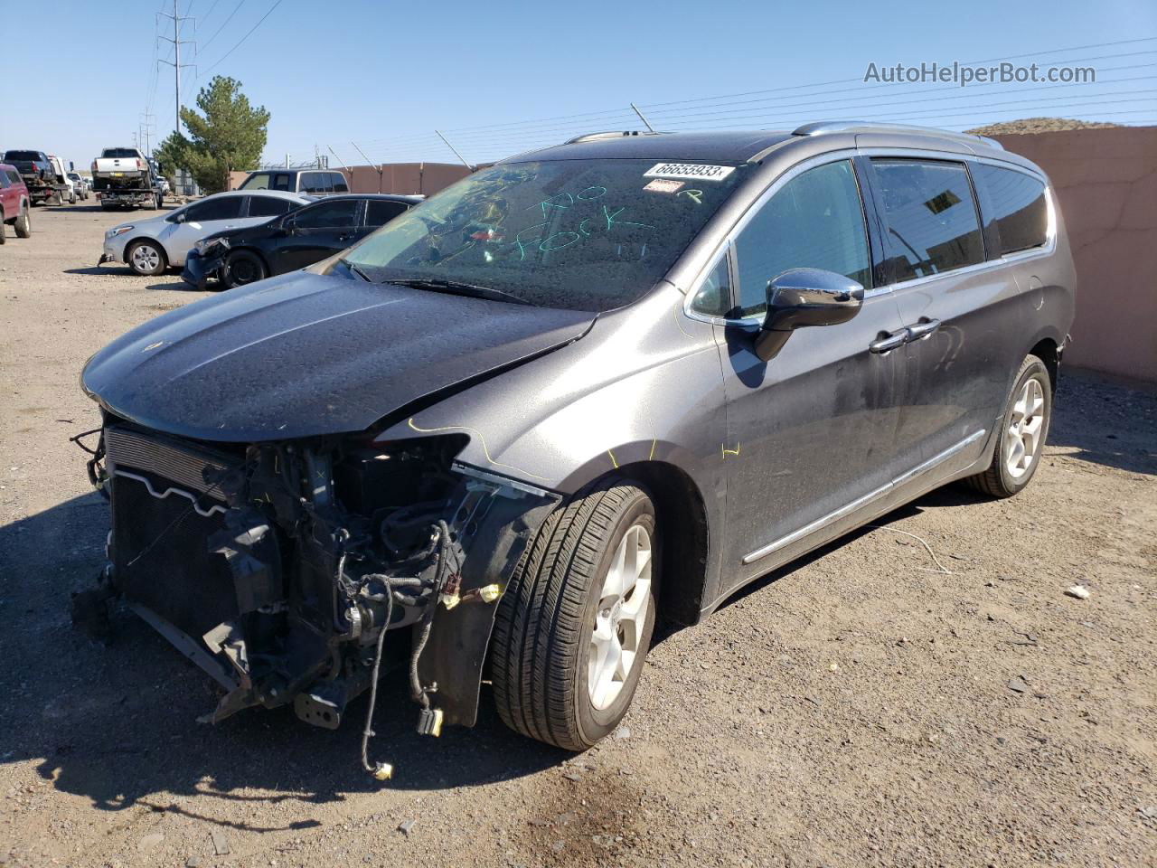 2020 Chrysler Pacifica Limited Угольный vin: 2C4RC1GGXLR109616