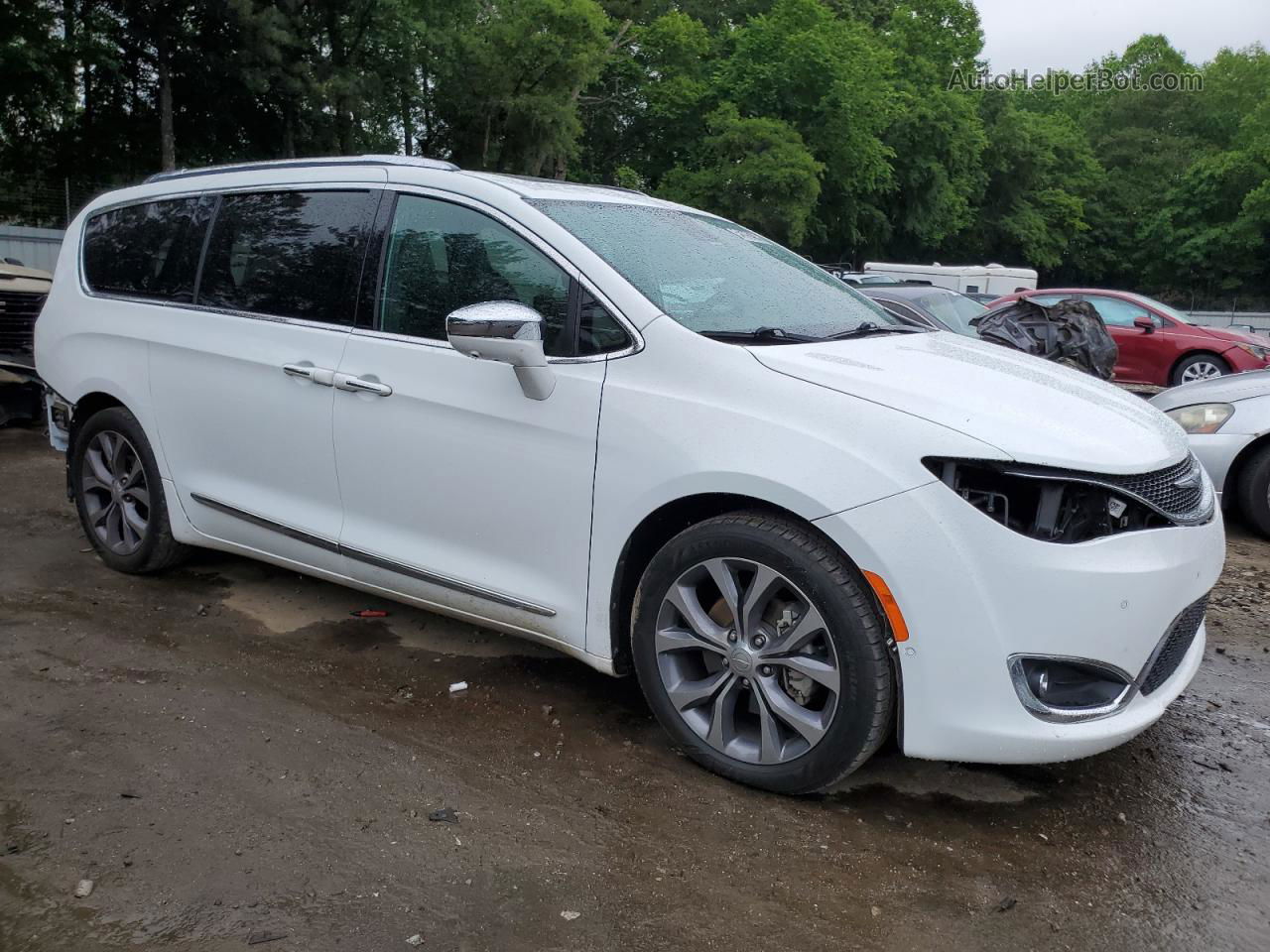 2020 Chrysler Pacifica Limited White vin: 2C4RC1GGXLR124522