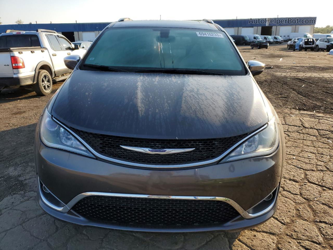 2020 Chrysler Pacifica Limited Gray vin: 2C4RC1GGXLR135732