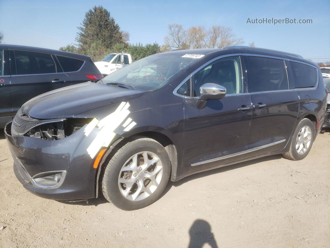 2020 Chrysler Pacifica Limited Серый vin: 2C4RC1GGXLR280141