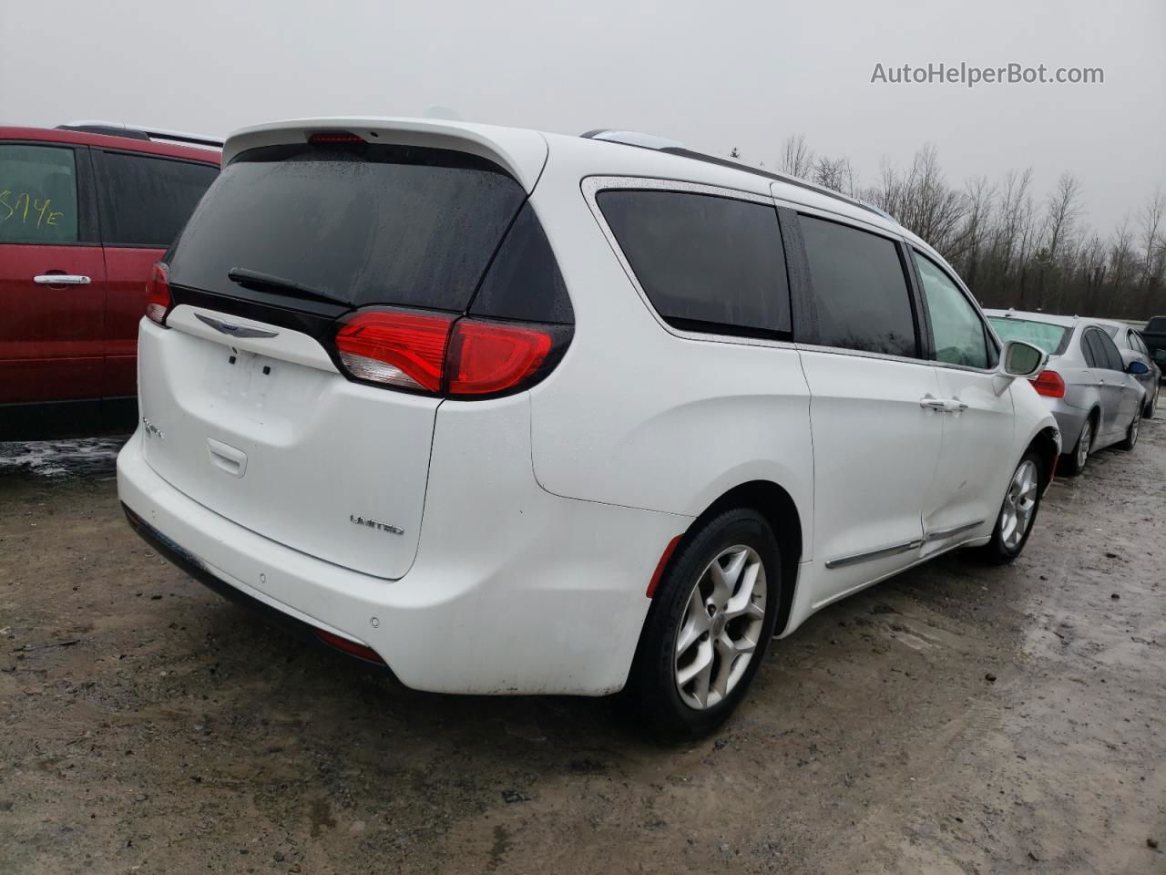 2020 Chrysler Pacifica Limited White vin: 2C4RC1GGXLR284156