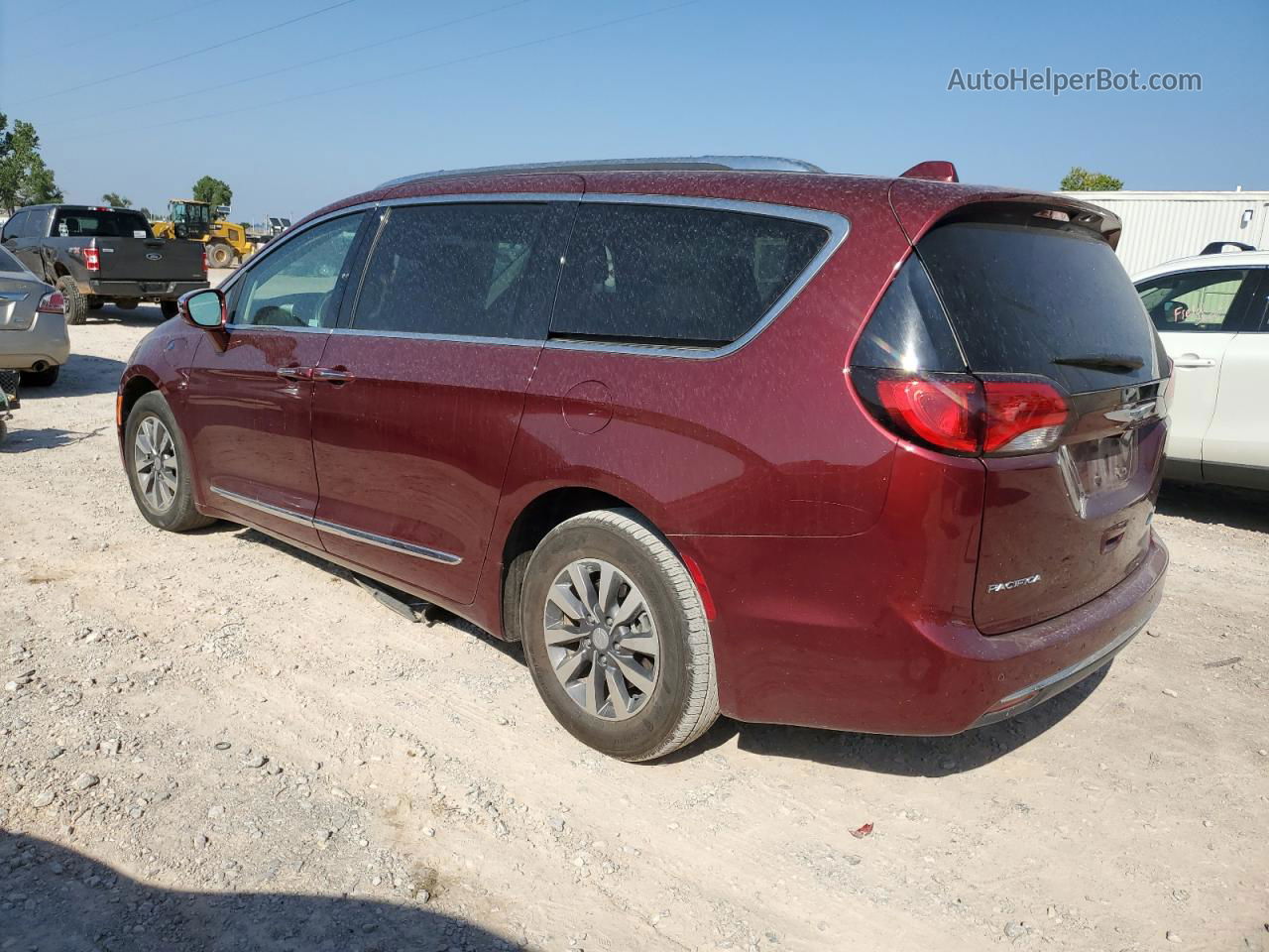 2020 Chrysler Pacifica Hybrid Limited Burgundy vin: 2C4RC1N71LR288048