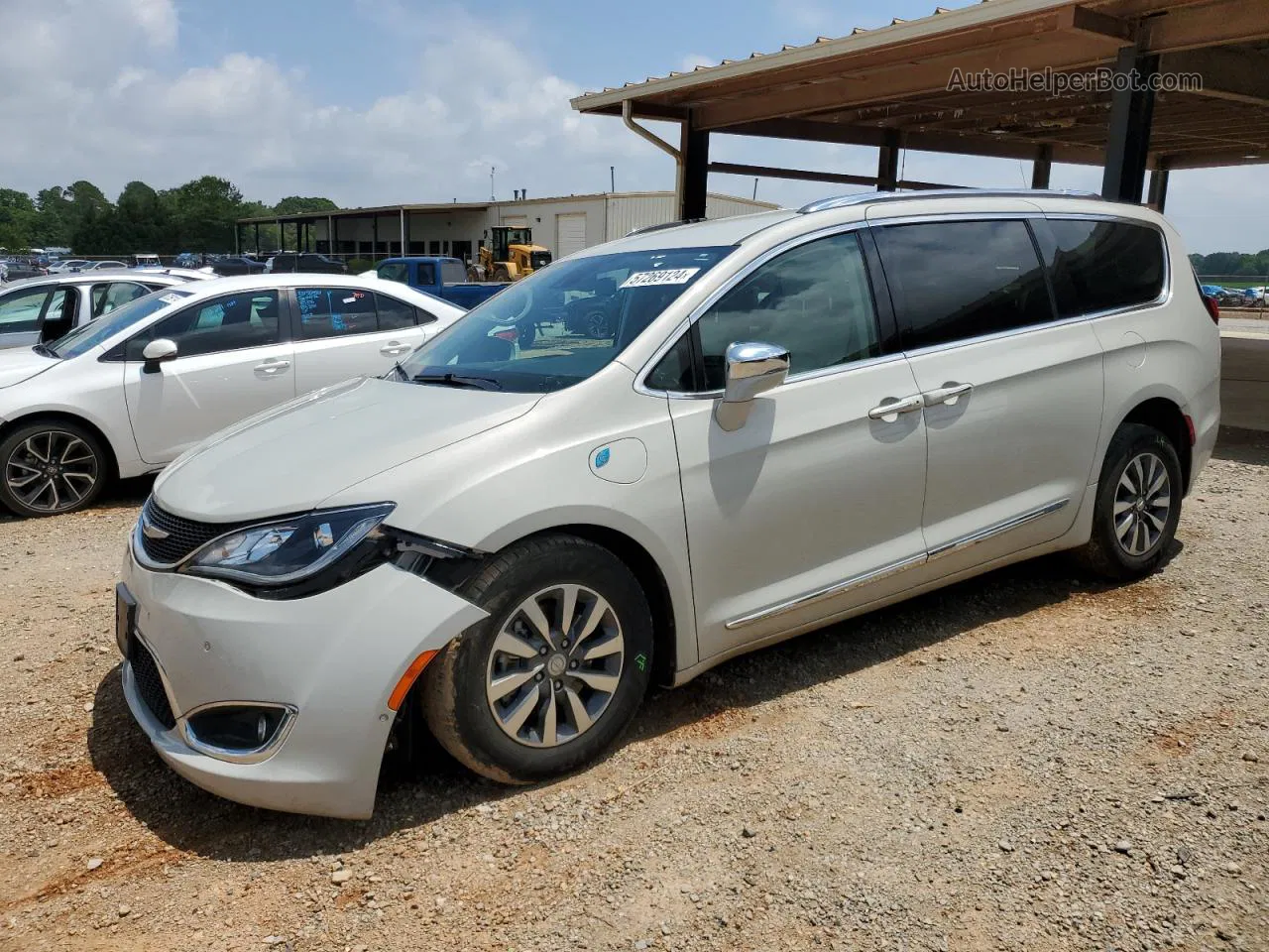 2020 Chrysler Pacifica Hybrid Limited Белый vin: 2C4RC1N74LR243704