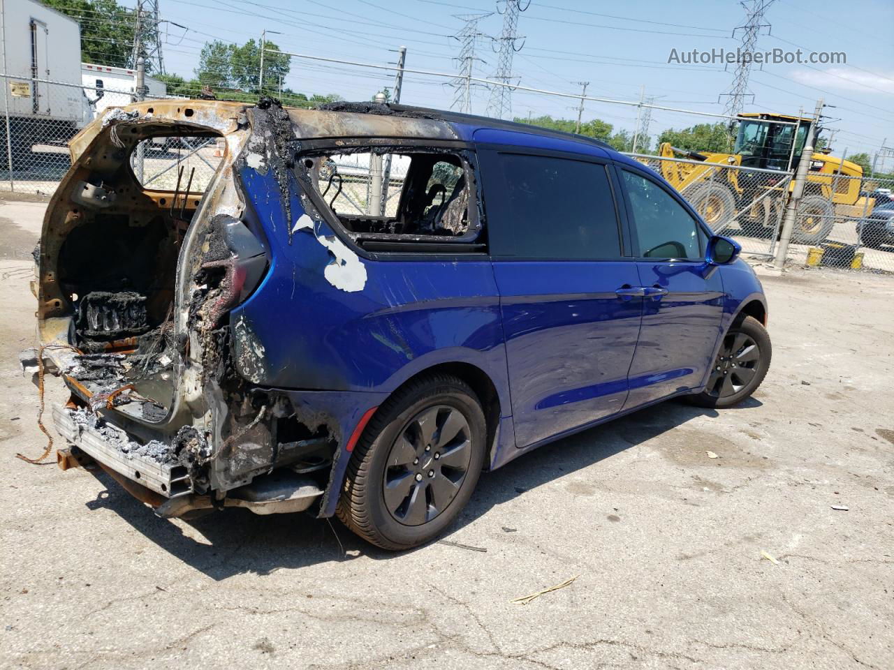 2020 Chrysler Pacifica Hybrid Limited Blue vin: 2C4RC1N75LR166423