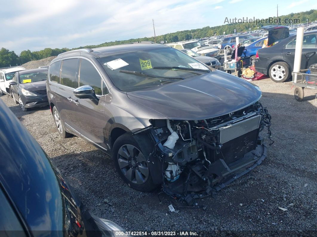 2020 Chrysler Pacifica Hybrid Limited Gray vin: 2C4RC1N76LR287848