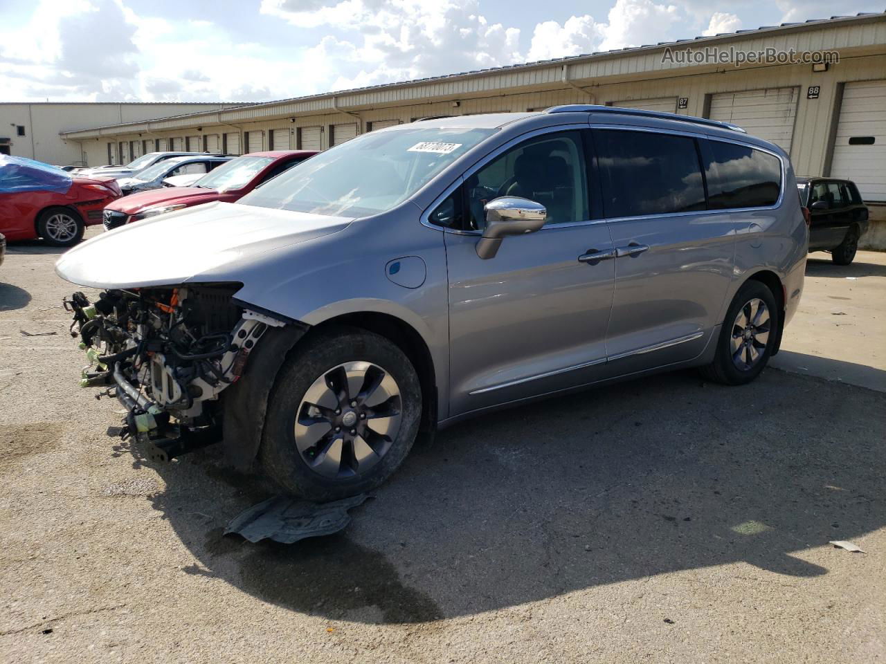 2020 Chrysler Pacifica Hybrid Limited Silver vin: 2C4RC1N78LR282473