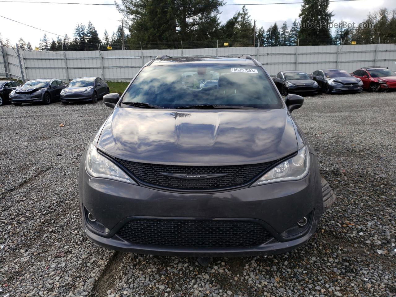 2020 Chrysler Pacifica Touring L Gray vin: 2C4RC3BG8LR258139