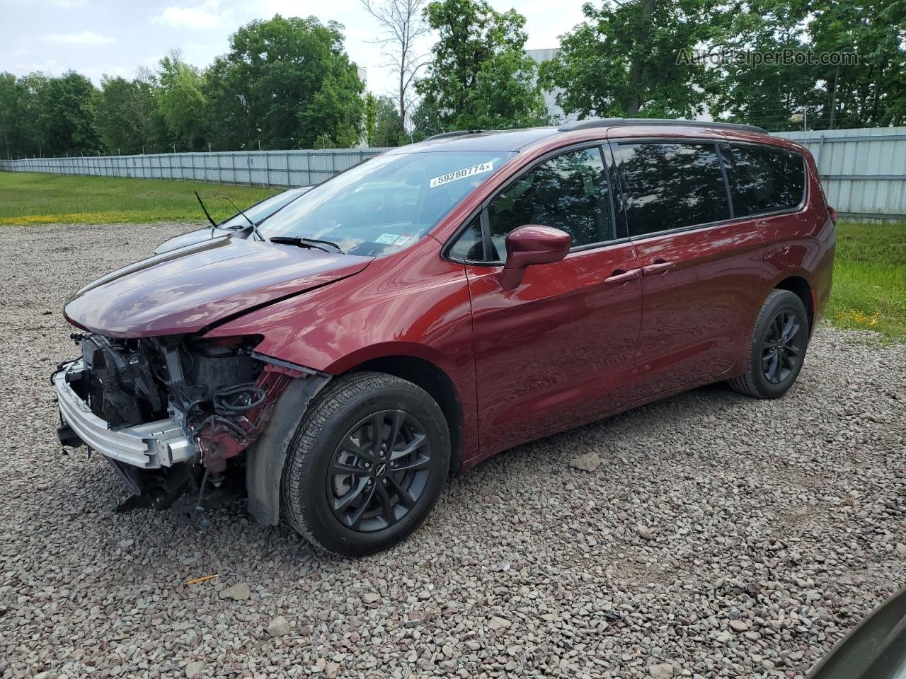 2020 Chrysler Pacifica Touring L Burgundy vin: 2C4RC3BG9LR261695