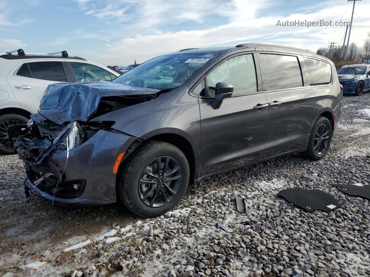 2020 Chrysler Pacifica Touring L Серый vin: 2C4RC3BGXLR267974