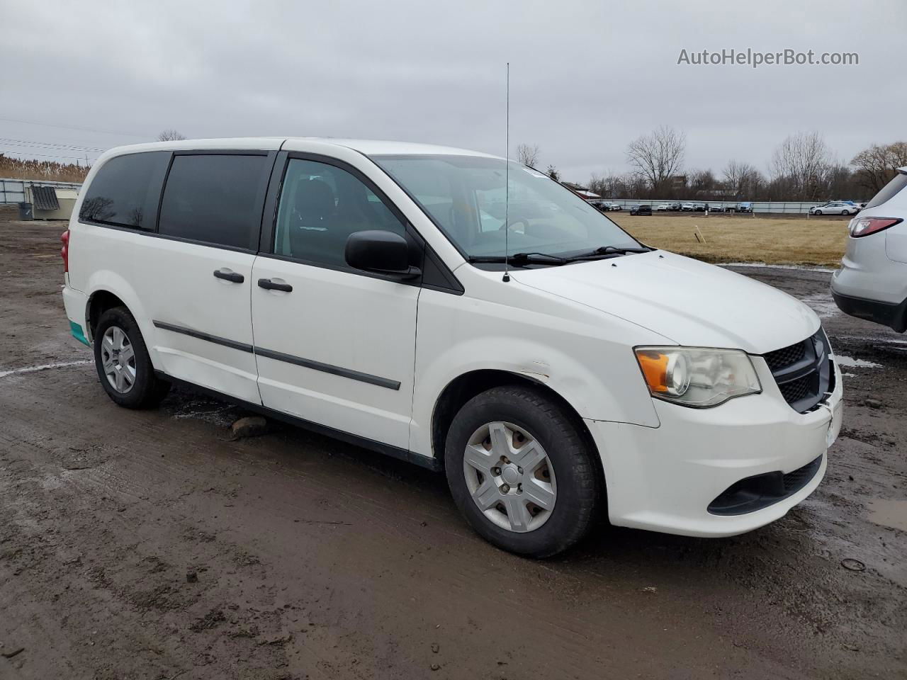 2012 Dodge Ram Van White vin: 2C4RDGAG6CR199257