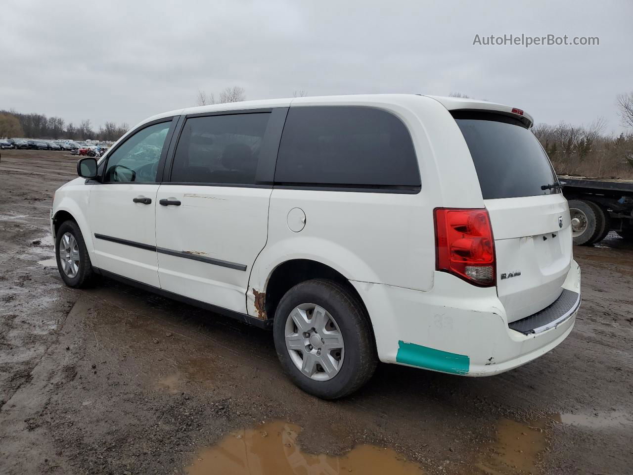 2012 Dodge Ram Van White vin: 2C4RDGAG6CR199257