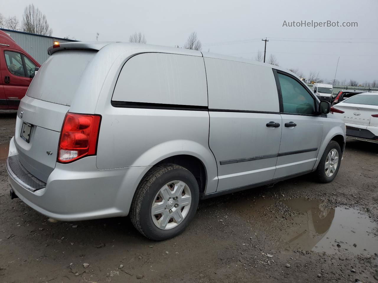 2012 Dodge Ram Van  Silver vin: 2C4RDGAG9CR302994