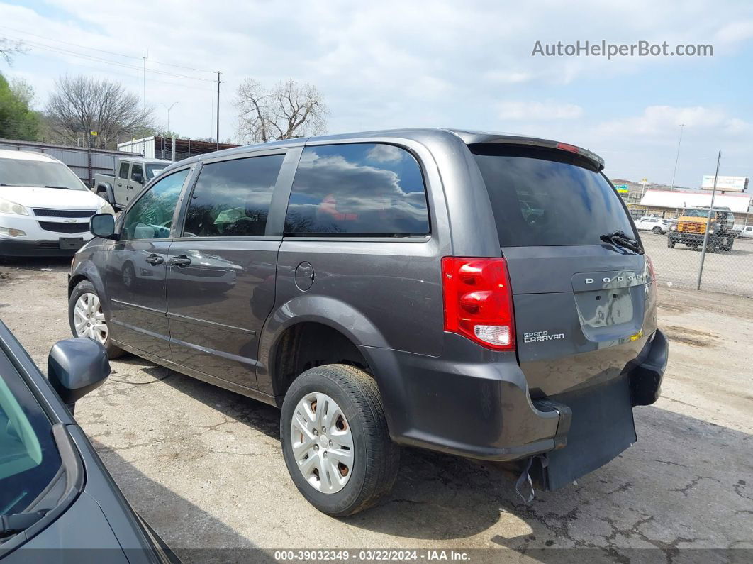 2017 Dodge Grand Caravan Se Серый vin: 2C4RDGBG1HR656997