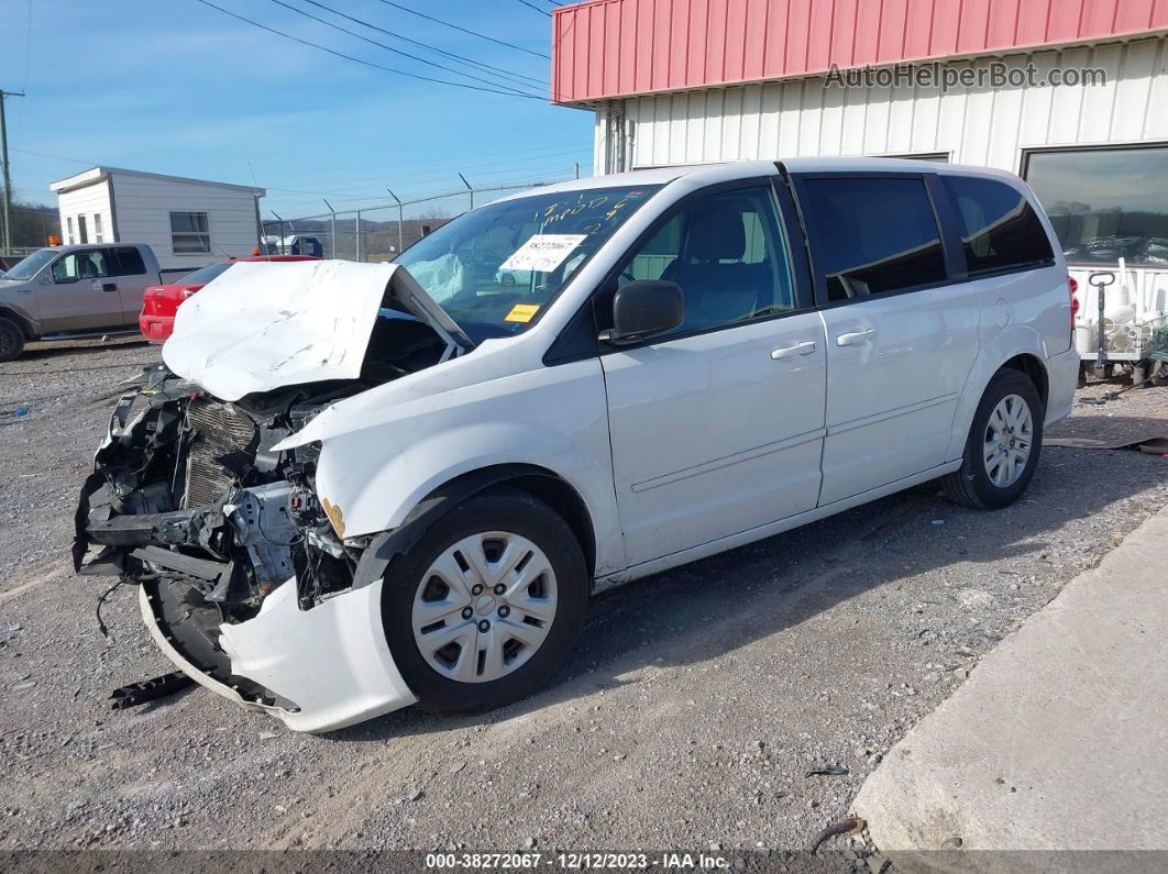 2017 Dodge Grand Caravan Se White vin: 2C4RDGBG1HR866922