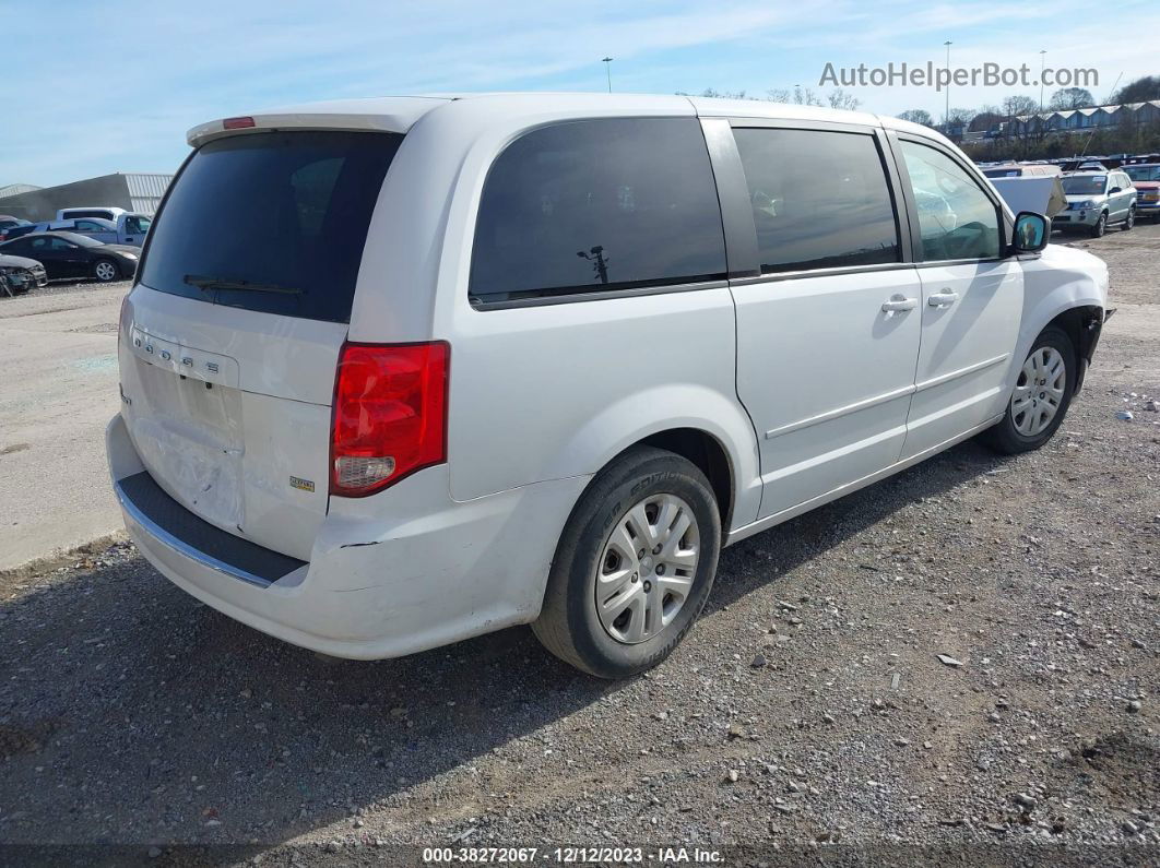 2017 Dodge Grand Caravan Se White vin: 2C4RDGBG1HR866922