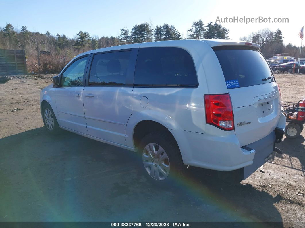 2017 Dodge Grand Caravan Se White vin: 2C4RDGBG2HR558691