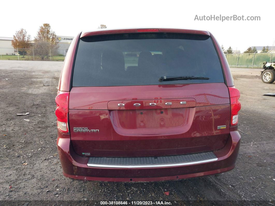 2017 Dodge Grand Caravan Se Красный vin: 2C4RDGBG2HR647452