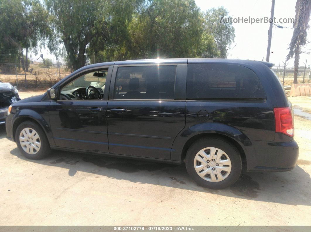 2017 Dodge Grand Caravan Se Black vin: 2C4RDGBG2HR760642