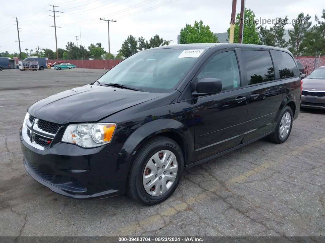 2017 Dodge Grand Caravan Se Black vin: 2C4RDGBG3HR846963