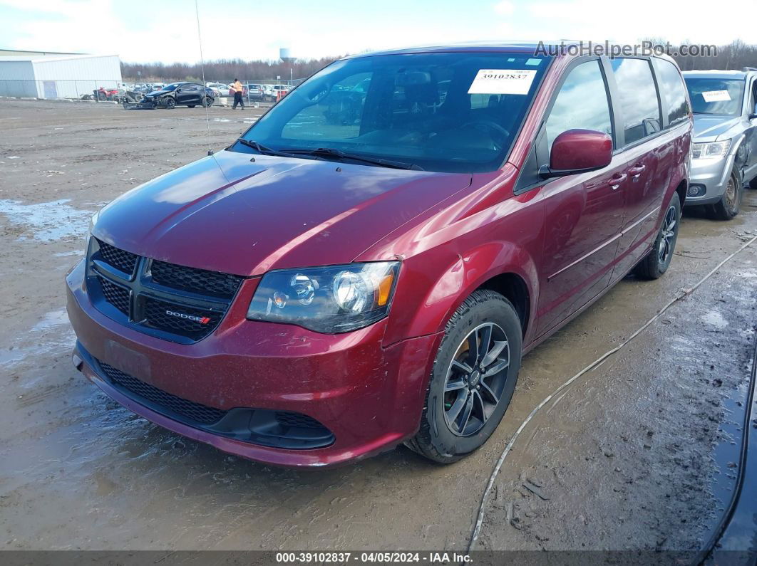 2017 Dodge Grand Caravan Se Plus Maroon vin: 2C4RDGBG3HR849104