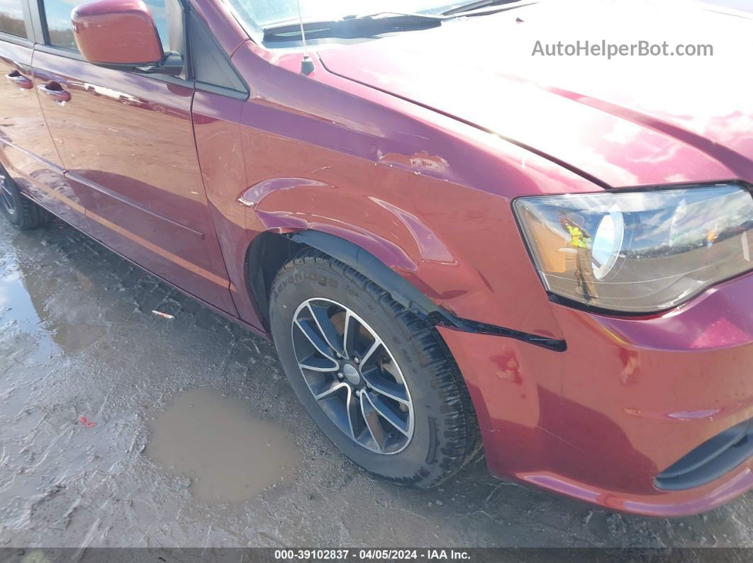 2017 Dodge Grand Caravan Se Plus Maroon vin: 2C4RDGBG3HR849104