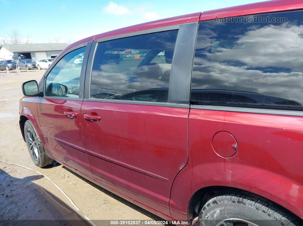 2017 Dodge Grand Caravan Se Plus Maroon vin: 2C4RDGBG3HR849104