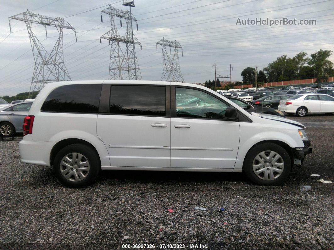 2017 Dodge Grand Caravan Se White vin: 2C4RDGBG3HR867120