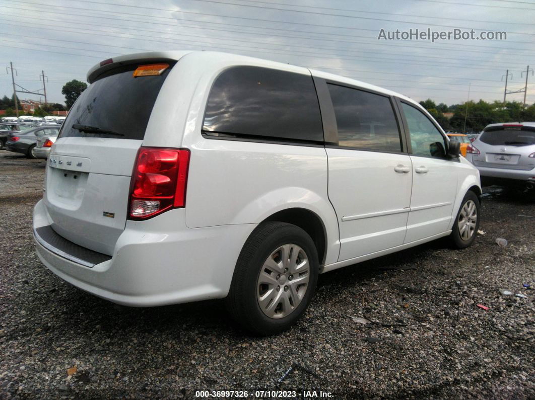 2017 Dodge Grand Caravan Se Белый vin: 2C4RDGBG3HR867120