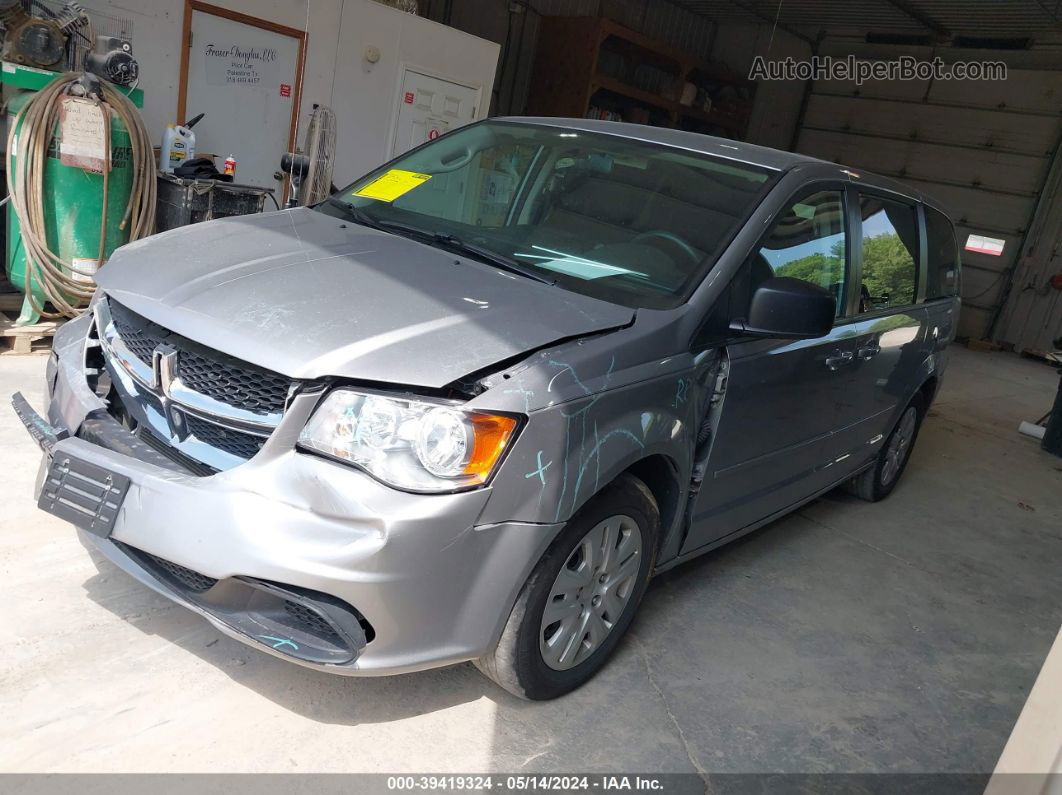 2017 Dodge Grand Caravan Se Silver vin: 2C4RDGBG4HR630278