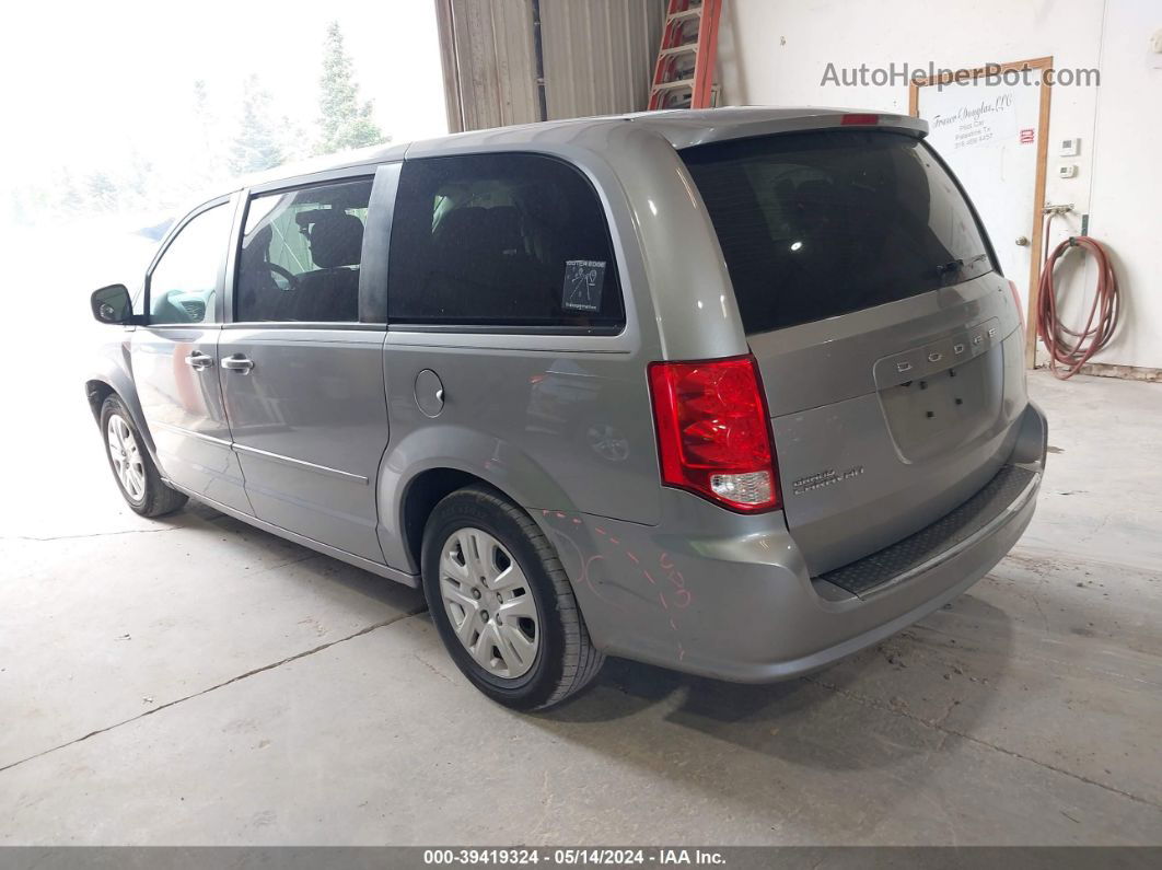 2017 Dodge Grand Caravan Se Silver vin: 2C4RDGBG4HR630278